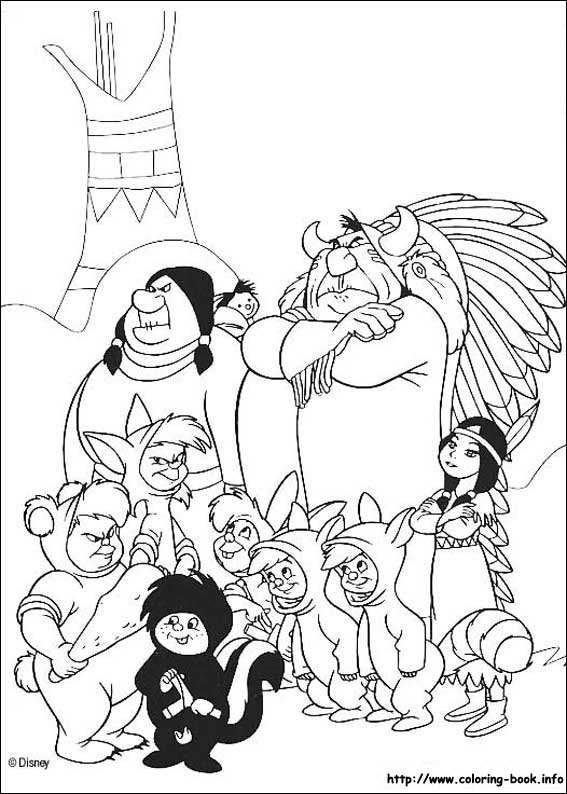 Peter Pan coloring picture